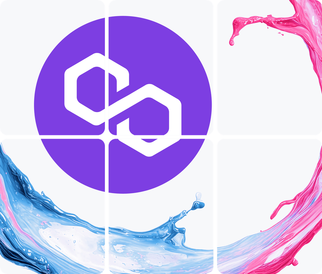 polygon network illustration