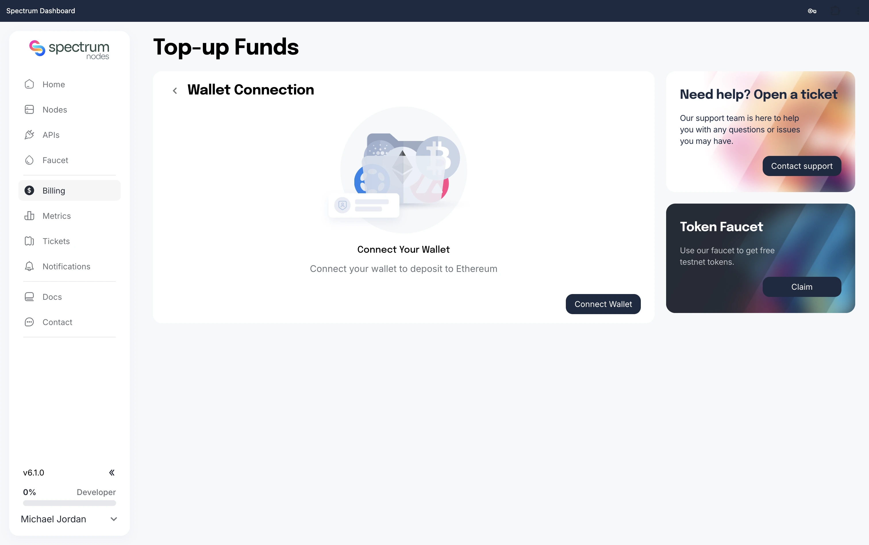 Connect wallet