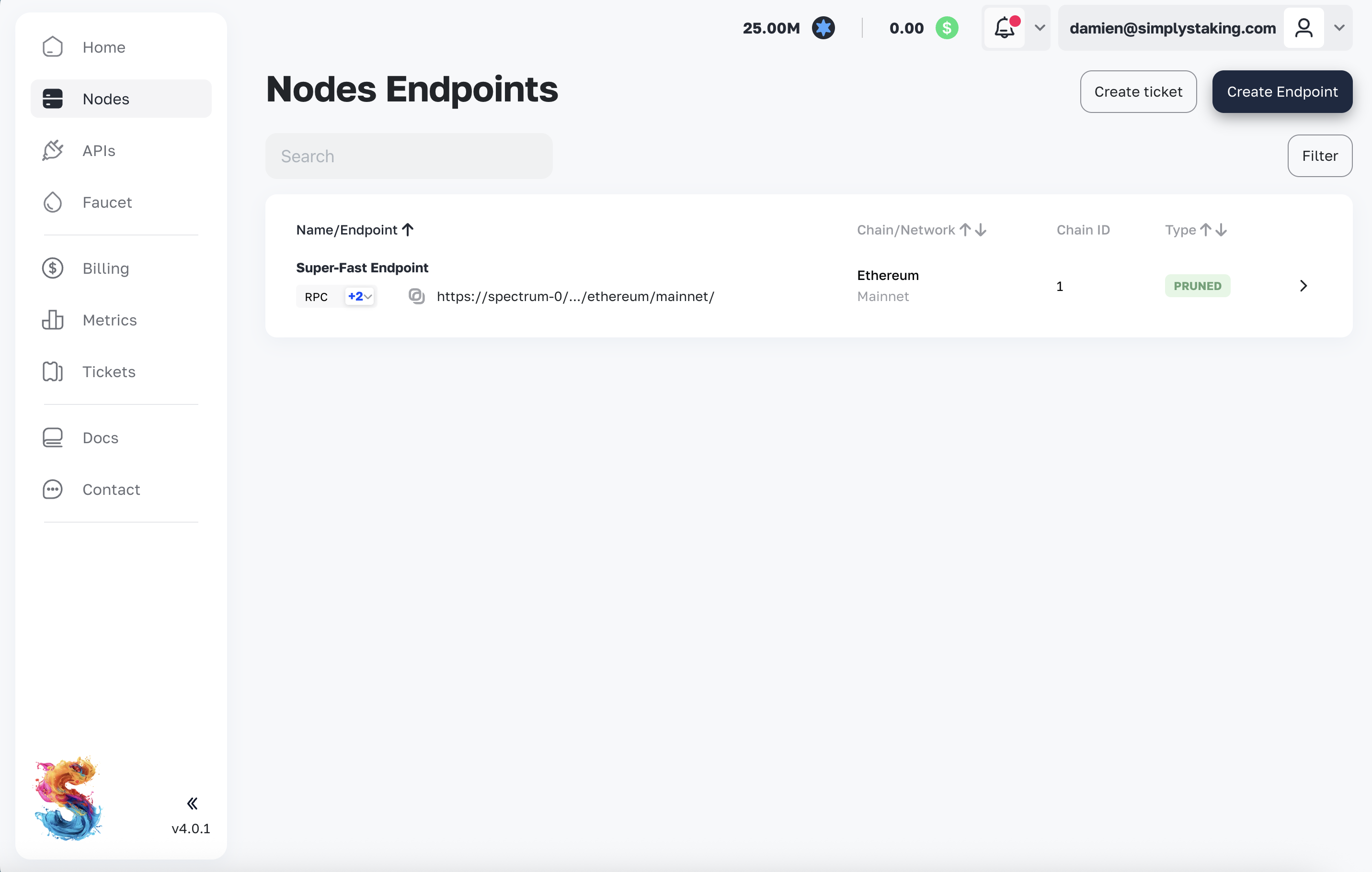 Endpoint created