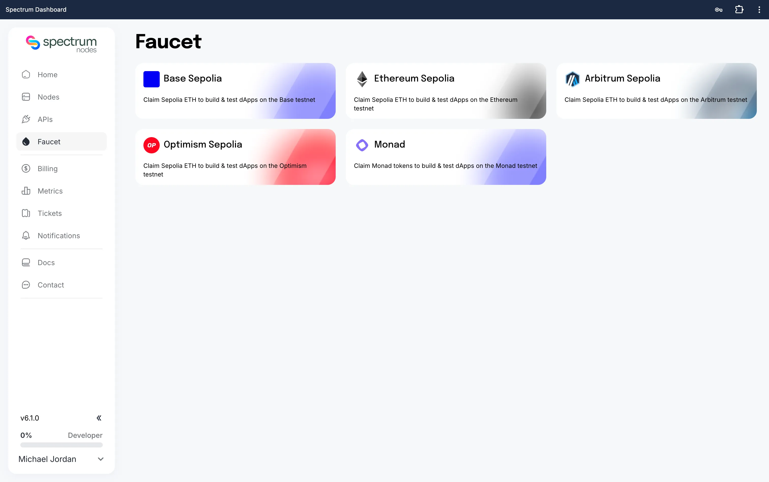 Faucet banner